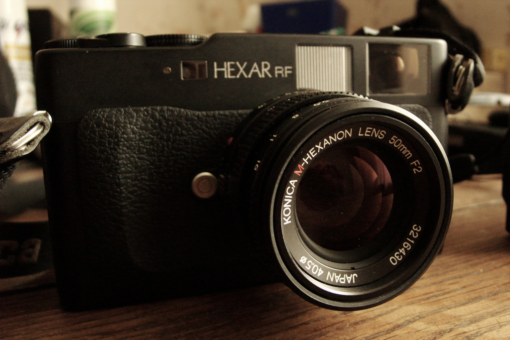 konica hexar rf and m-hexanon 50mm/f2