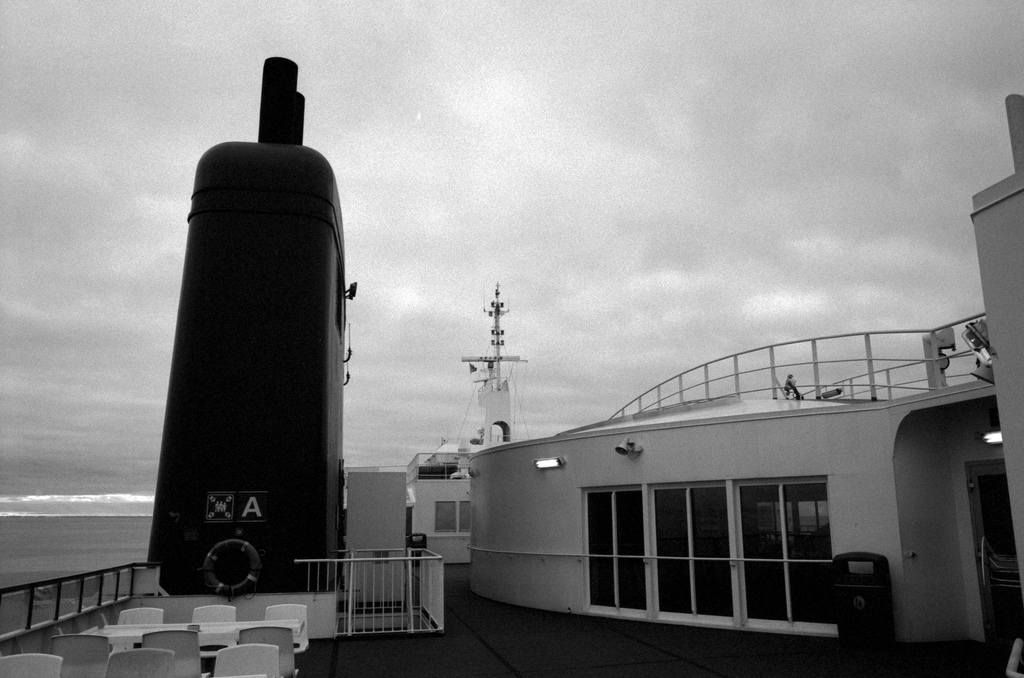 On the ferry from Rødby (Denmark) to Puttgarden (Germany)