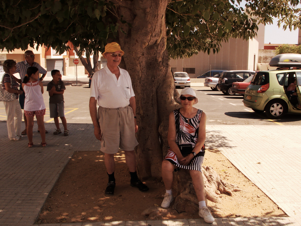 Papi et Mamie en Espagne